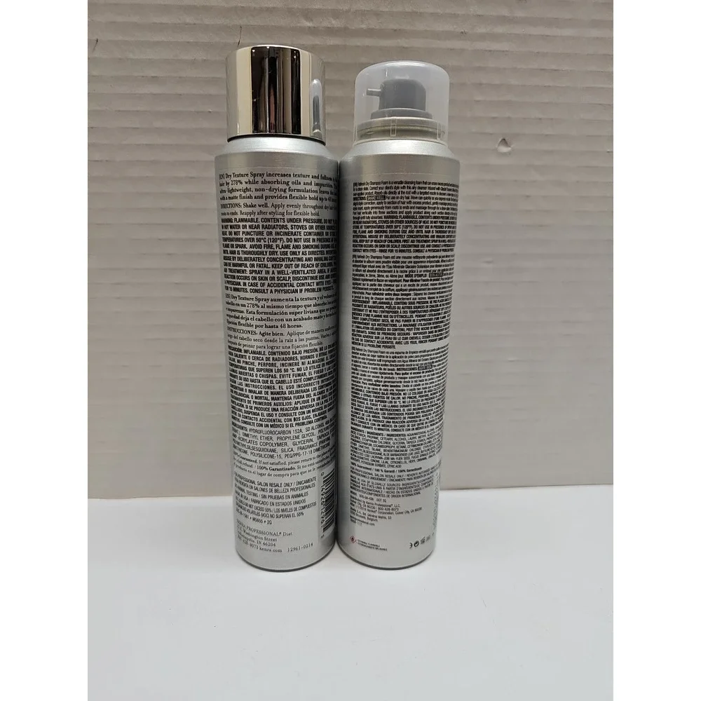 Kenra Platinum Dry Texture Spray & Dry Shampoo Foam - SET
